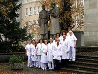 Teamfoto im Park, Endokrinologie der Uniklinik Rostock